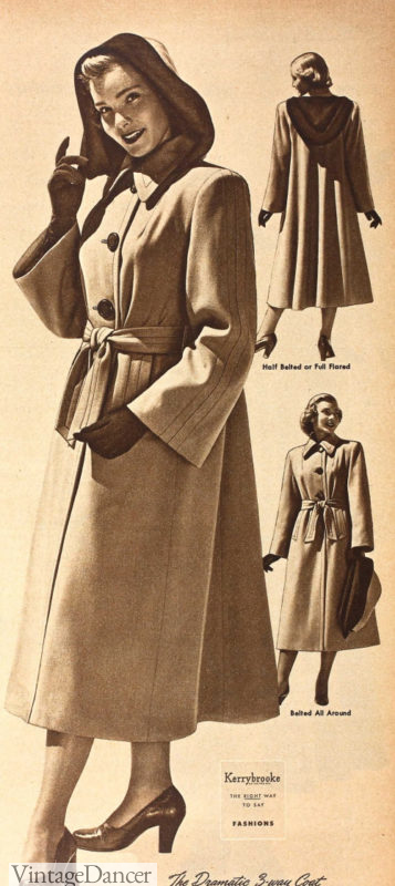 1940s Coats &#038; Jackets Fashion History, Vintage Dancer