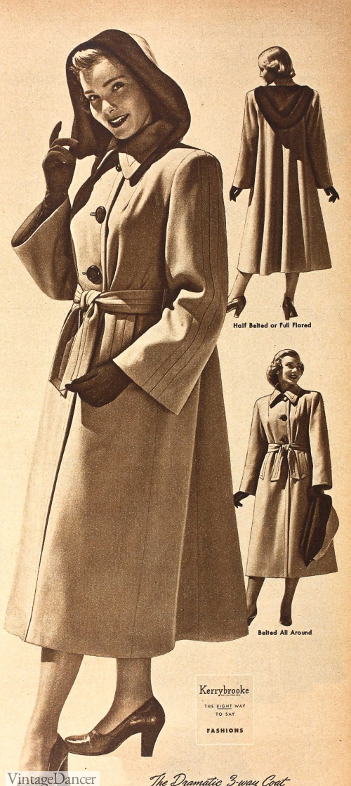 1940s Coats & Jackets Fashion History