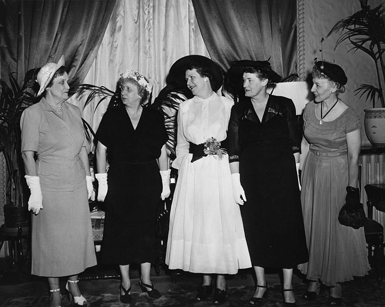  Photograph of Mrs. Bess W. Truman with Democratic Women, ca. 1950