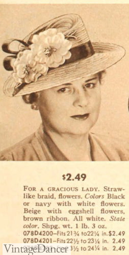 1950s hats for older women