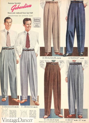 Men's 1950's Caramel Peg Trousers 50s Rockabilly RnR R&R 50's Rockin 