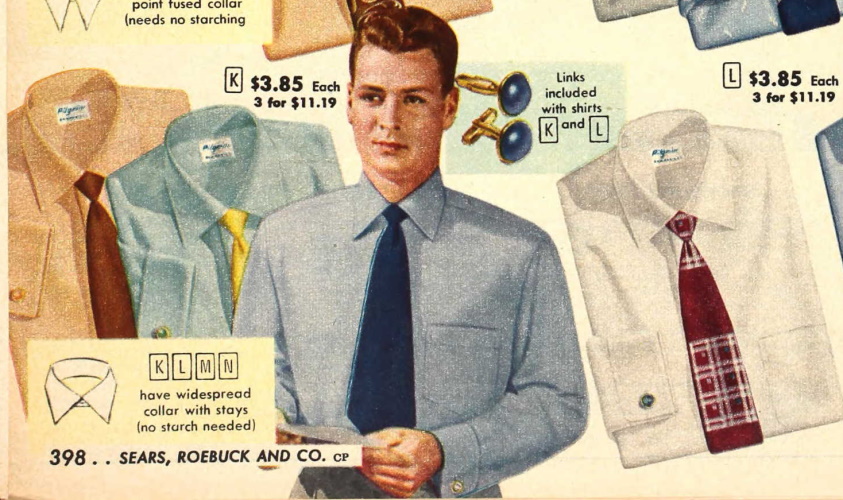 1950s Men's Dress Shirts History