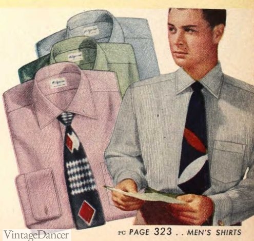 1950s Men's Dress Shirts History