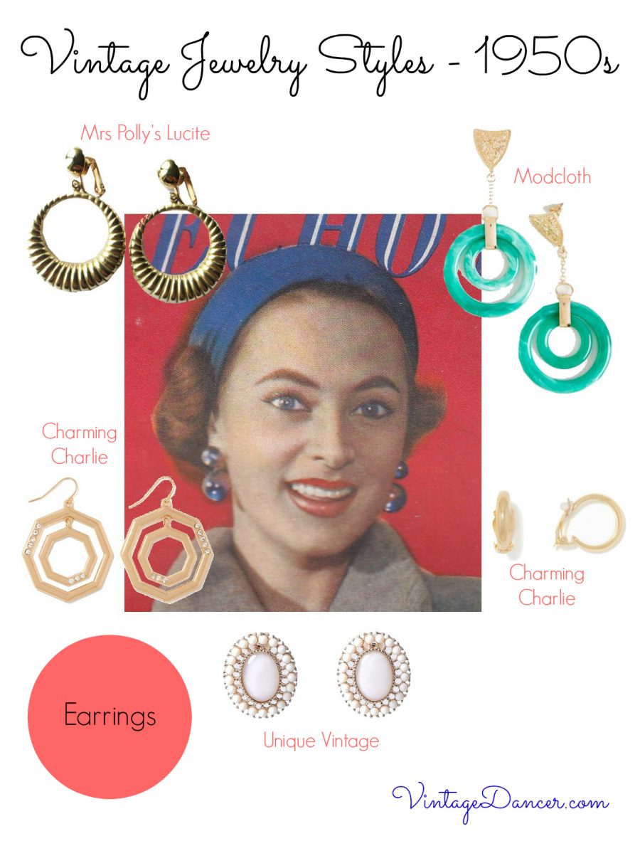 1950s Jewelry Styles and History