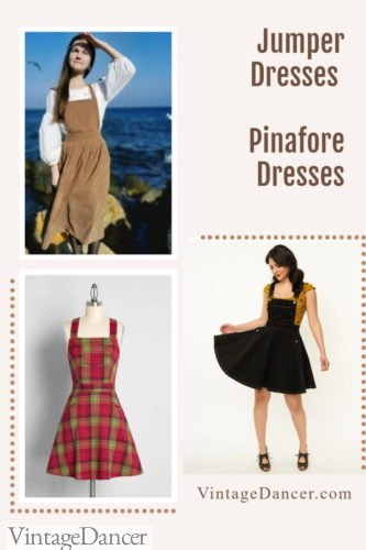 1950s style pinafore dresses