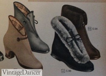 1950s snow boots and overshoes