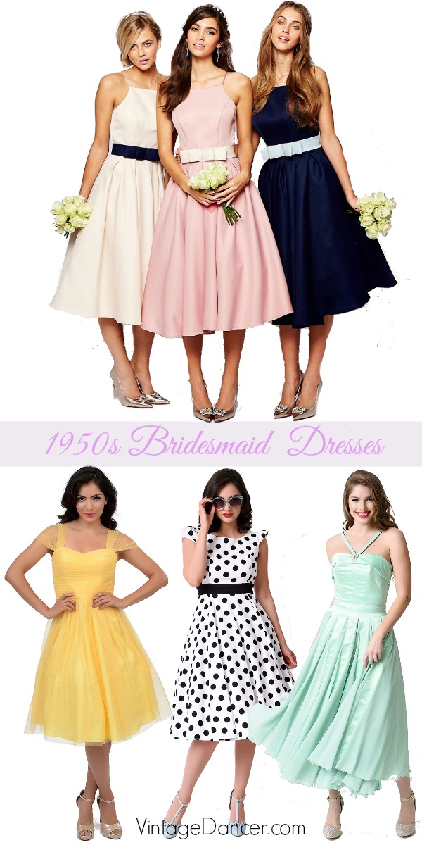 Vintage Bridesmaid Dress Ideas by Decade