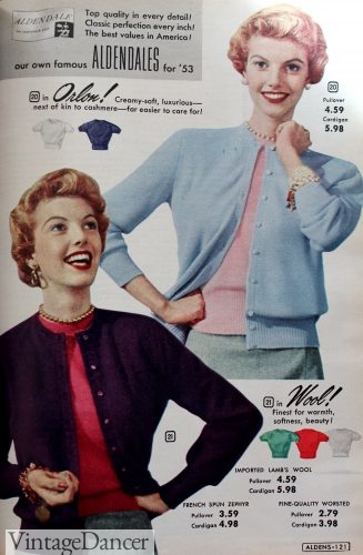Vintage 1950's blauwe lammeren wol trui UK 10 US 6 1950s trui originele 1950s knitwear vintage knitwear 1950s blauwe trui 1950s wol trui Kleding Dameskleding Sweaters Pullovers 
