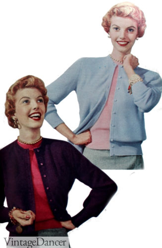 1950 cardigans sweaters