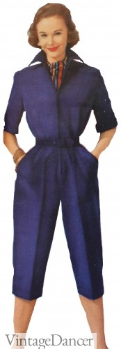 1950s capri pants