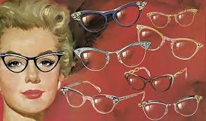 1950s cat eye glasses
