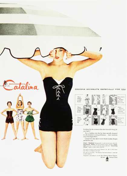 Inspiration for 1950s Style Swimsuits