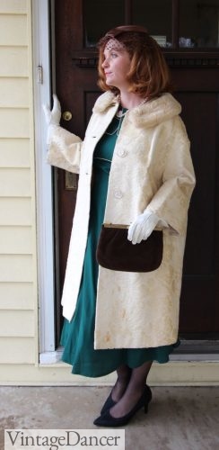 Vintage 50s coat outfit