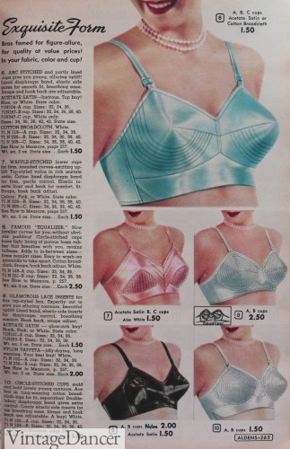1950s bullet bras