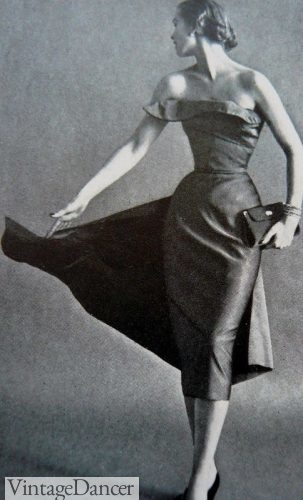1950s evening wear