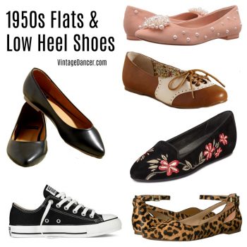 1950s flats shoes - low heel shoes and sneakers