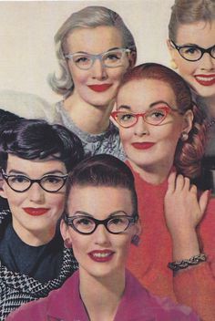 1950s Silver grey hair color for the girl at the back