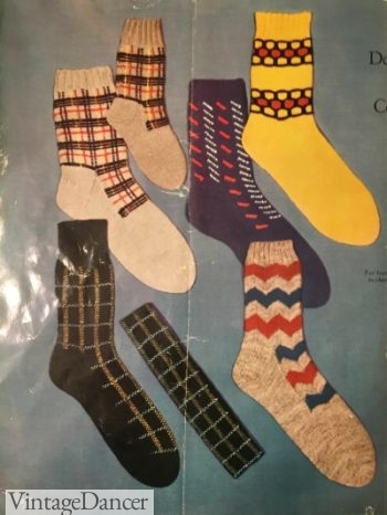 1950s sock patterns for home knitters