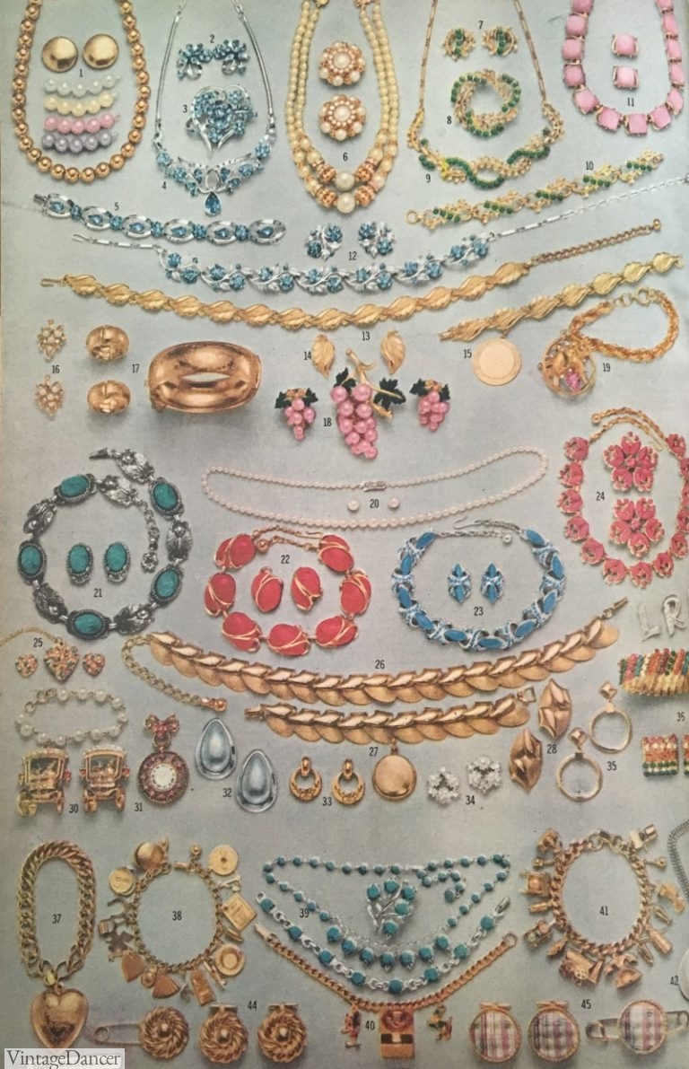 1950s Jewelry Styles and History