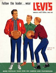 1950s Levi's jeans add