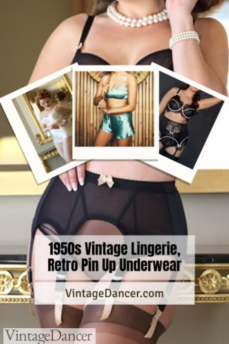 1950s lingerie retro lingerie vintage lingerie pinup lingerie brands USA UK at Vintagedancer