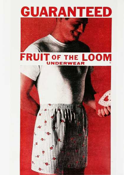 Fruit of the Loom 1950s boxers with elastic waistband