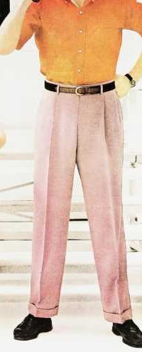 Late 1950s mens pink pants!