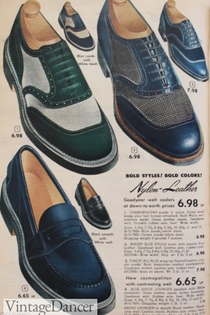 All About Mens 1950s Shoes Styles