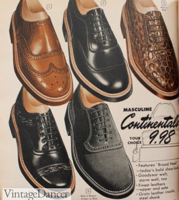 1950s mens shoes