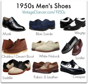 1950s mens shoes style you can buy today. Shop now at VintageDancer.com/1950s