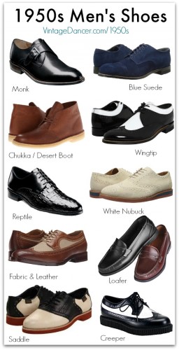 1950s Men's Shoes | Rockabilly Boots & Shoes