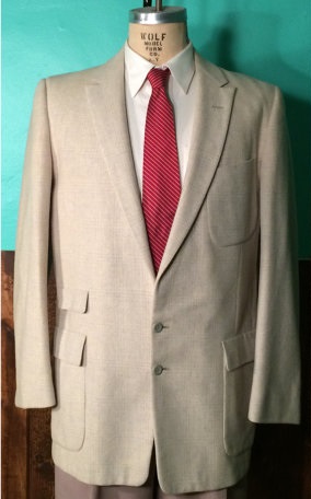 Vintage 1950s Sportcoat at Over Attired, Size 44!