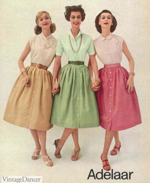 1950s Skirts Styles & History | Poodle Skirts, Circle Skirts, Pencil Skirts
