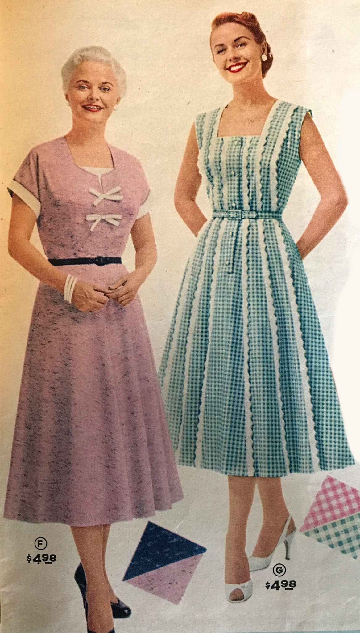 1950s Mature Women Fashion, Mrs. Clothing