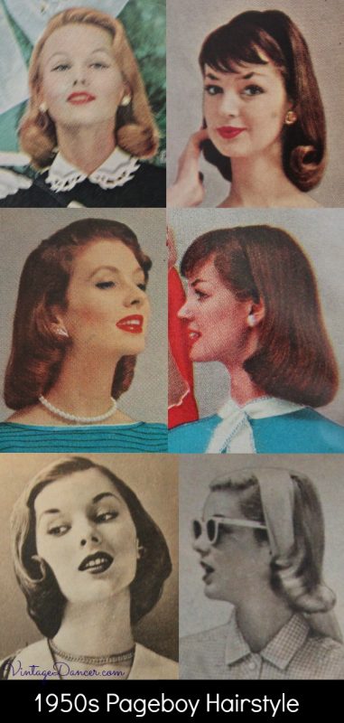 1950s pageboy hairstyles for medium length hair