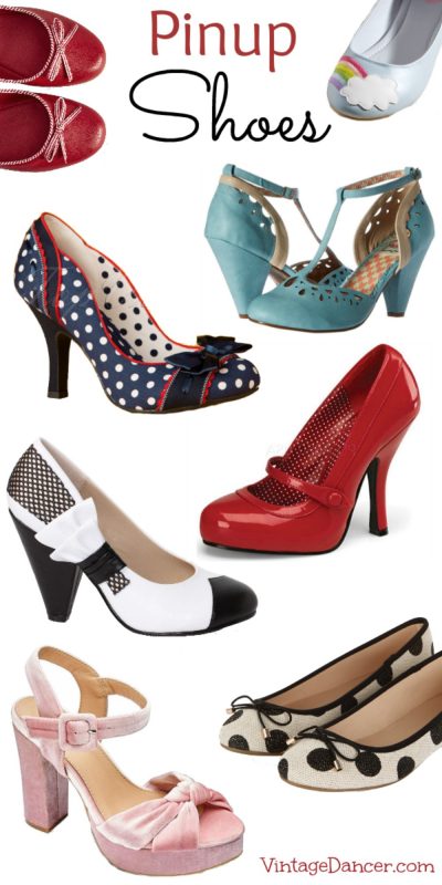 Pin Up Shoes- Heels, Pumps & Flats