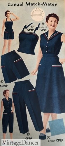 50s Sailor themed clothing in plus sizes