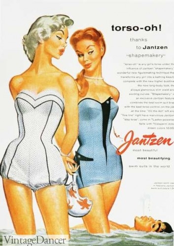 1950s swimsuit