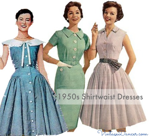 Ten 1950s Dress Styles Vintage 50s Dresses