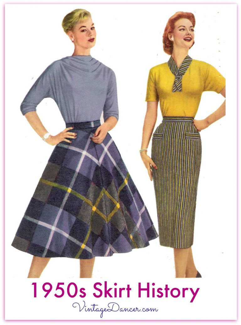 1950s Skirts Styles & History Poodle Skirts, Circle Skirts, Pencil Skirts
