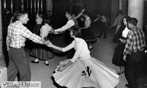 1950s Dancing in a poodle skirt
