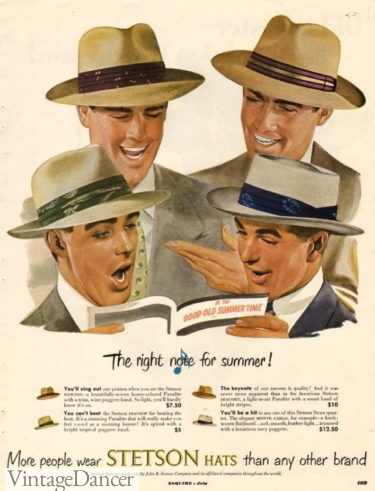 1950s mens hats 50s hats guys