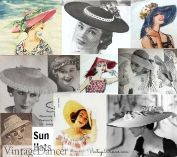 1950s sun hats summer hats vintagedancer com