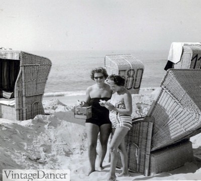 1950s beach wear