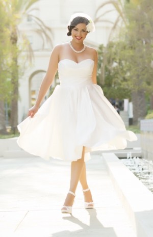 bunker Gå en tur skille sig ud 50s Wedding Dress, 1950s Style Wedding Dresses, Rockabilly Weddings