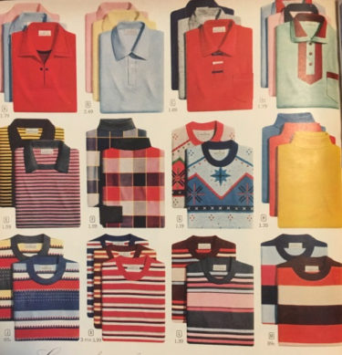 1956 teen boys shirts knit polos T -shirts