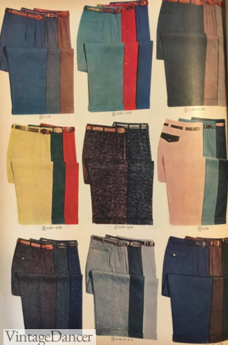 1956 teen pants - many colors!