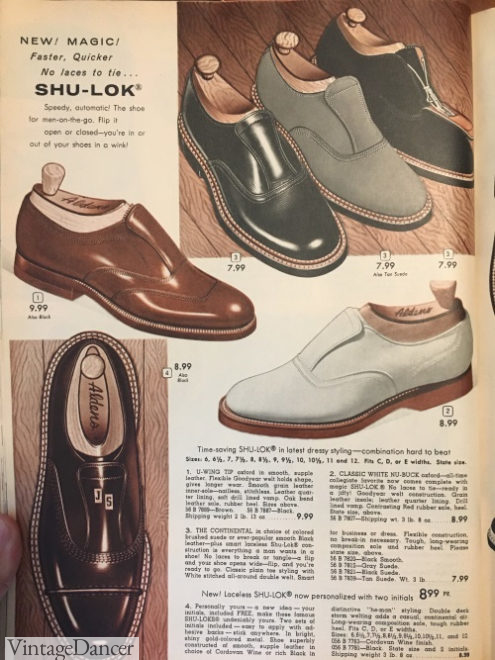 1950s men shoes