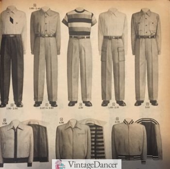 1950s Teen Boys Clothing