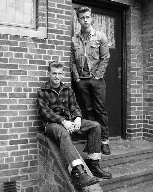 Men's 1950s Shoes Styles Saddle Shoes to Rockabilly Boots